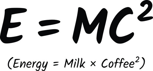 Creative Math and Caffeine Quote for Apparel - full Customizable design
