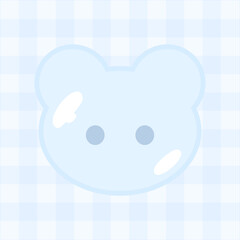 てかてかクマちゃんの顔マーク★