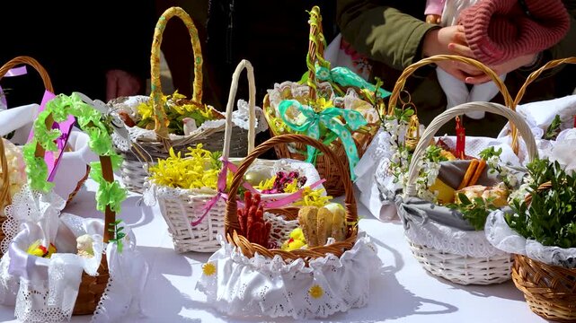 Blessing of the Easter baskets