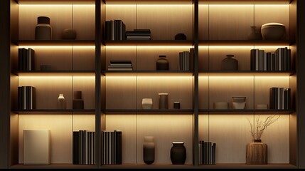 obsessive. Dim room with repetitively arranged identical objects creating obsessive symmetrical pattern. wellbeing guides, coaching materials, designed for coaching and self-improvement content.