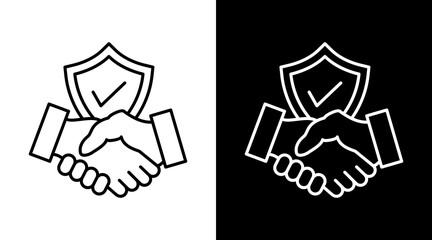 Integrity White Icon Set Design