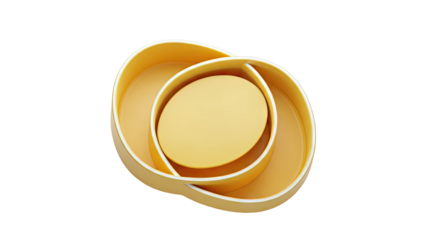 Interlocking Yellow Rings