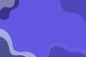 Abstract Light Blue Blob Background with Copy Space