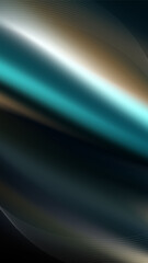 Cool Teal and White Metallic Light Streaks