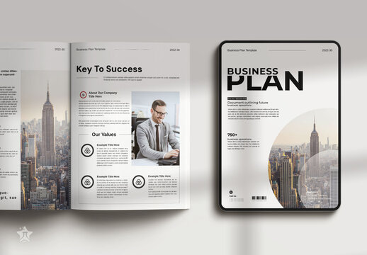 Business Plan Brochure Layout