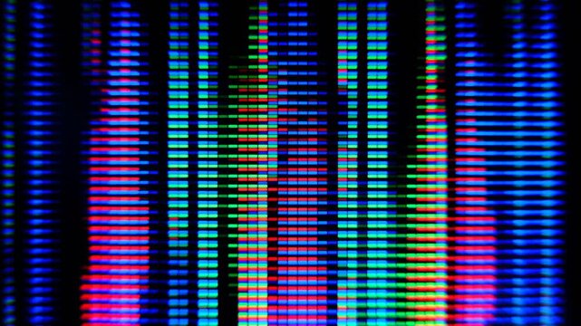 Signal Disturbance Broken Monitor macro view, Screen TV Glitch Error,  VHS static noise glitch overlay, Distorted CRT VCR Video Effects