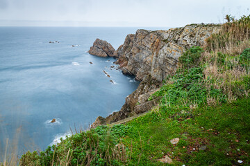 Landscape of Cabo Pe&ntilde;as (Asturias, Spain)