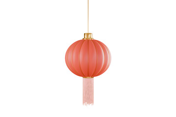 Chinese lanterns  in white background object of chinese concept 