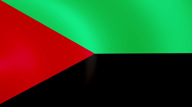 Martinique Waving Flag 4K Loop Animation