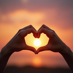 Fototapeta premium hands holding heart