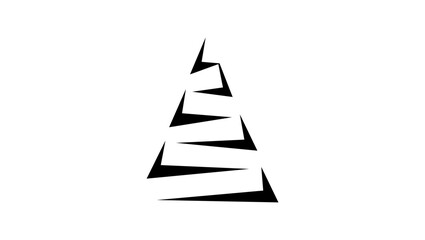 merry christmas symbol,black isolated silhouette