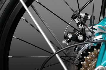 Bicycle chain tensioner.