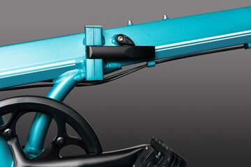 Folding bicycle frame.