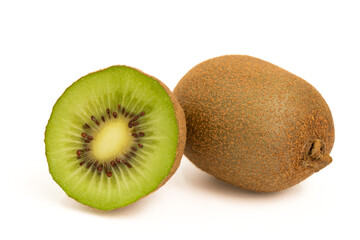kiwi fruit isolated on white