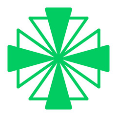 Pharmacy cross icon symbol illustration