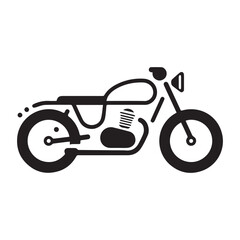 Fototapeta premium motorcycle on a white background