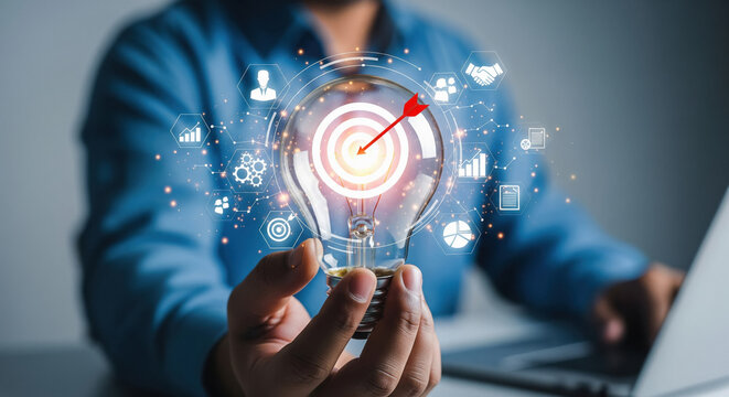 Business Strategy: Idea to Goal Achievement and Innovation Success - Powered by Adobe