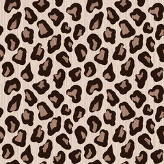 Obraz premium trendy leopard print in shades of brown