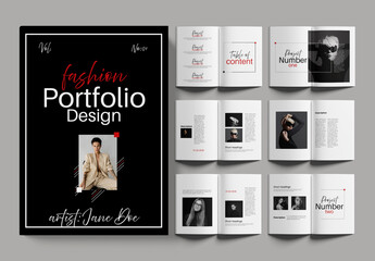 Fashion Portfolio Design Layout
