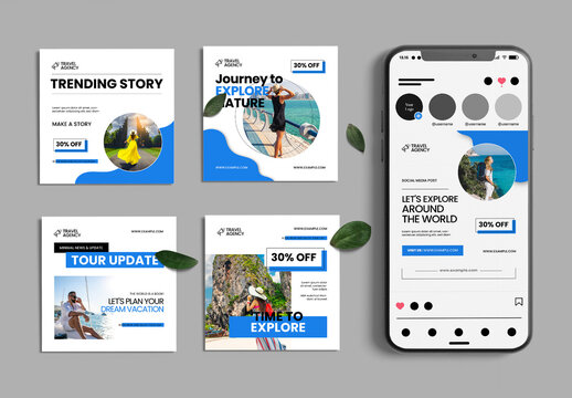 Travel Social Media Post Template