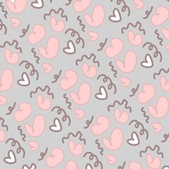 seamless pattern with hearts use for background, wallpapaer, or any design 