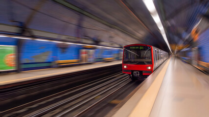 Downtown Lisbon subway