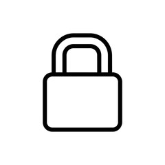 Secure Lock Icon Representing Digital Privacy and Data Security Concept