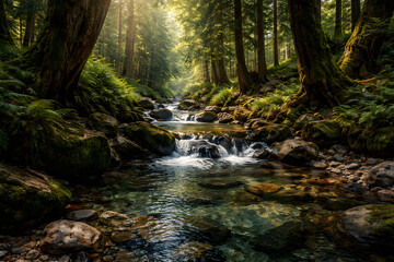 waterfall in the forest