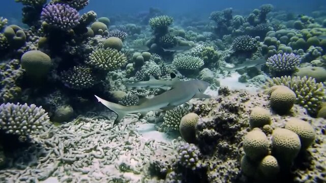 Misool islands suitable for nursery for baby sharks in the Raja Ampat Islands in Southwest Papua, Indonesia.
