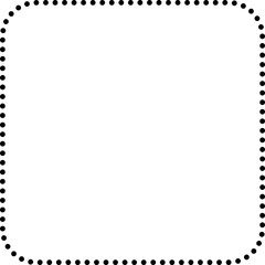 Dotted Square Line Frame