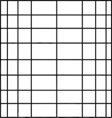 Minimal abstract grid pattern background with bold black lines and rectangular layout modern geometric texture seamless design for wallpaper branding packaging and creative projects