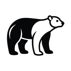 Fototapeta premium Polar Bear Arctic Icon