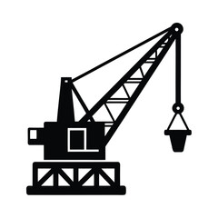 Port Crane Industrial Icon