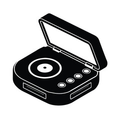 Portable Cd Player Icon