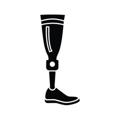Prosthetic Leg Healthcare Icon