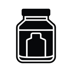 Protein Powder Jar Icon