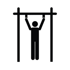 Pull Up Bar Exercise Icon
