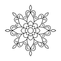 Elegant flower patterns and ornate designs intertwine, creating a delicate, decorative motif full of beauty, symmetry, and charming artistic details.  © Prasanta Saha