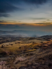 Beautiful mountain landscape in the Armenian mountains. High quality photo