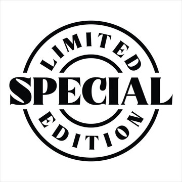 Special Edition Rubber Stamp Badge Logo