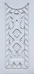 Decorative architectural pattern on the building
