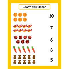Counting worksheet activities for kids page 16