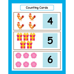 Counting worksheet activities for kids page 23