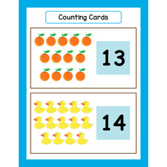Counting worksheet activities for kids page 26