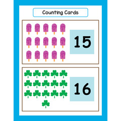 Counting worksheet activities for kids page 27