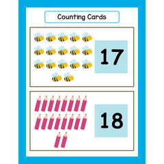 Counting worksheet activities for kids page 28