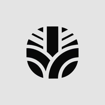 Stylish JCB logo on white background, vector illustration, flat design