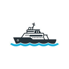 Obraz premium fishing boat vector illustration