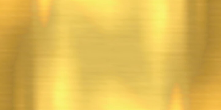 Brushed gold metal texture background abstract metallic surface with vertical reflections and subtle grain for luxury design projects EPS Vector