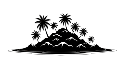 A serene silhouette of fireworks exploding in the night sky with a peaceful atmosphere